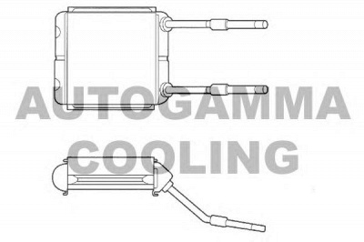 AUTOGAMMA 102453 -  Теплообменник, отопление салона