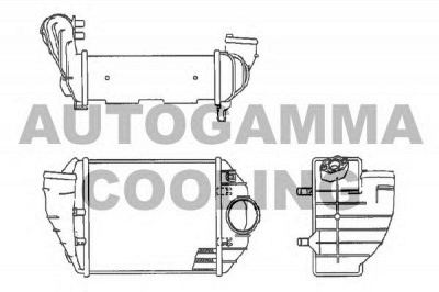 AUTOGAMMA 102535 -  Интеркулер