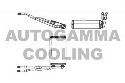 AUTOGAMMA 102540 -  Теплообменник, отопление салона