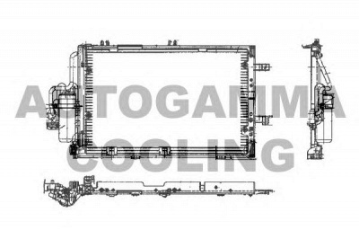 AUTOGAMMA 102737 -  Конденсатор, кондиционер