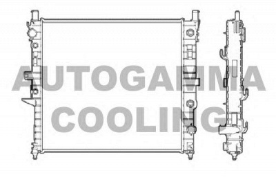 AUTOGAMMA 102882 -  Радиатор, охлаждение двигателя