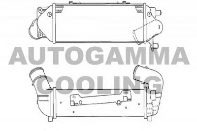 AUTOGAMMA 103017 -  Интеркулер