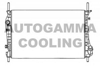 AUTOGAMMA 103157 -  Радиатор, охлаждение двигателя