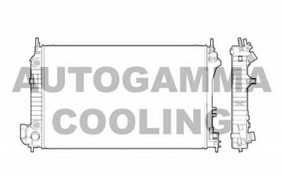 AUTOGAMMA 103238 -  Радиатор, охлаждение двигателя