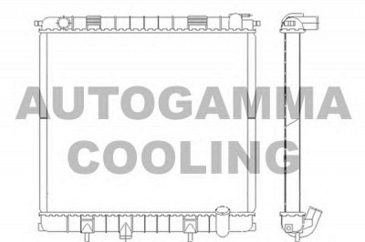 AUTOGAMMA 103268 -  Радиатор, охлаждение двигателя