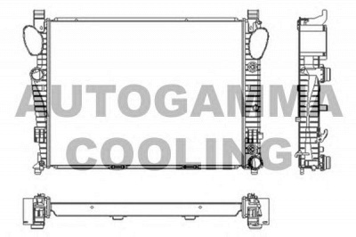 AUTOGAMMA 103461 -  Радиатор, охлаждение двигателя