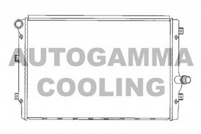 AUTOGAMMA 103614 -  Радиатор, охлаждение двигателя