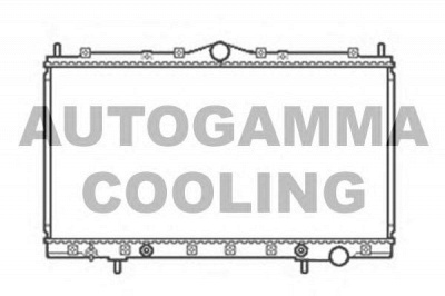 AUTOGAMMA 103956 -  Радиатор, охлаждение двигателя