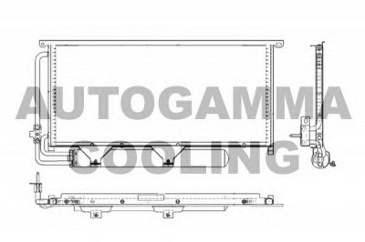 AUTOGAMMA 103984 -  Конденсатор, кондиционер