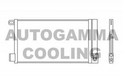 AUTOGAMMA 103989 -  Конденсатор, кондиционер
