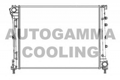 AUTOGAMMA 104619 -  Радиатор, охлаждение двигателя