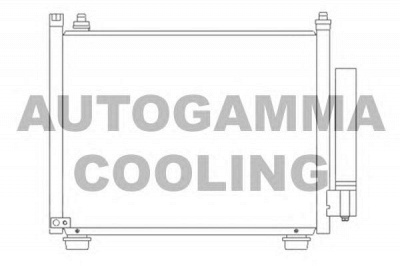 AUTOGAMMA 104923 -  Конденсатор, кондиционер