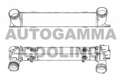 AUTOGAMMA 104938 -  Интеркулер