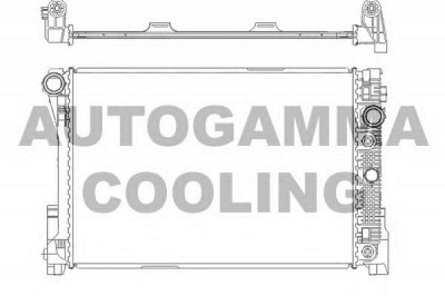 AUTOGAMMA 105172 -  Радиатор, охлаждение двигателя