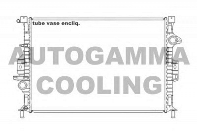 AUTOGAMMA 105206 -  Радиатор, охлаждение двигателя