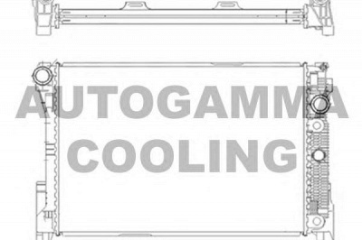 AUTOGAMMA 105208 -  Радиатор, охлаждение двигателя