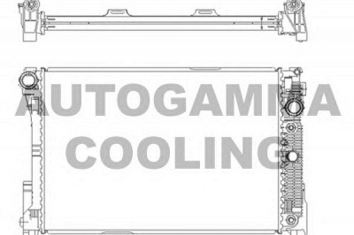 AUTOGAMMA 105215 -  Радиатор, охлаждение двигателя