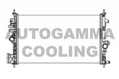 AUTOGAMMA 105317 -  Радиатор, охлаждение двигателя