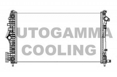 AUTOGAMMA 105321 -  Радиатор, охлаждение двигателя