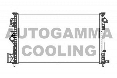 AUTOGAMMA 105322 -  Радиатор, охлаждение двигателя