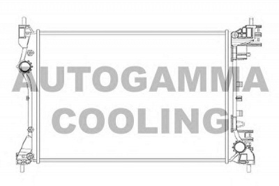 AUTOGAMMA 105365 -  Радиатор, охлаждение двигателя