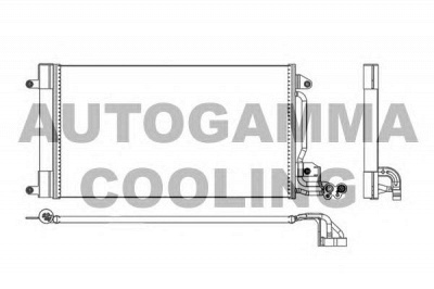 AUTOGAMMA 105463 -  Конденсатор, кондиционер
