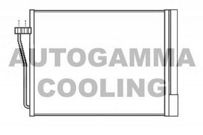 AUTOGAMMA 105537 -  Конденсатор, кондиционер
