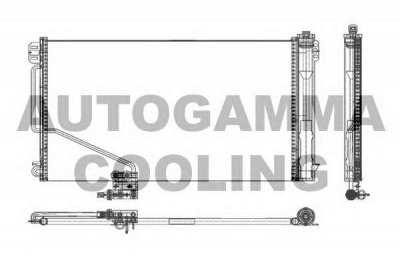 AUTOGAMMA 105596 -  Конденсатор, кондиционер
