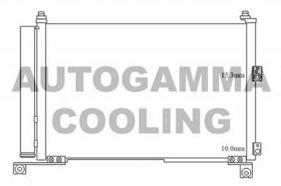 AUTOGAMMA 105616 -  Конденсатор, кондиционер