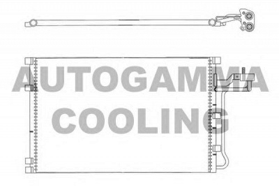 AUTOGAMMA 105650 -  Конденсатор, кондиционер