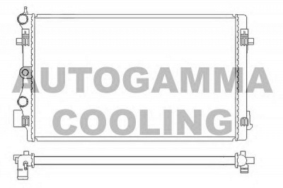 AUTOGAMMA 105692 -  Радиатор, охлаждение двигателя