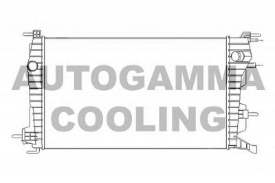 AUTOGAMMA 105715 -  Радиатор, охлаждение двигателя
