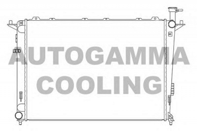 AUTOGAMMA 105807 -  Радиатор, охлаждение двигателя