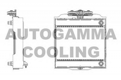 AUTOGAMMA 107010 -  Радиатор, охлаждение двигателя