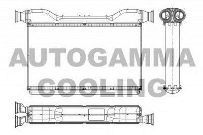 AUTOGAMMA 107014 -  Теплообменник, отопление салона