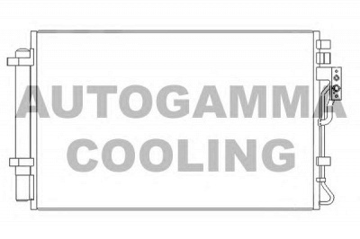 AUTOGAMMA 107077 -  Конденсатор, кондиционер