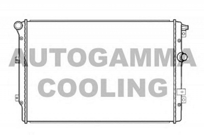 AUTOGAMMA 107117 -  Радиатор, охлаждение двигателя