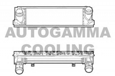 AUTOGAMMA 107299 -  Интеркулер