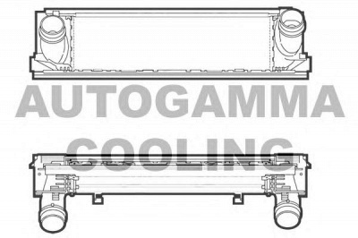 AUTOGAMMA 107300 -  Интеркулер