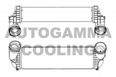 AUTOGAMMA 107307 -  Интеркулер