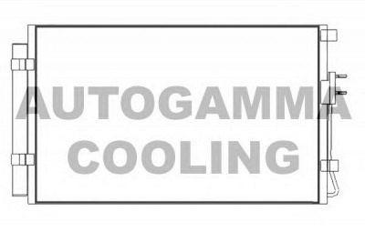 AUTOGAMMA 107386 -  Конденсатор, кондиционер