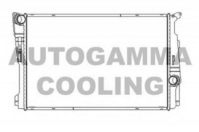AUTOGAMMA 107412 -  Радиатор, охлаждение двигателя