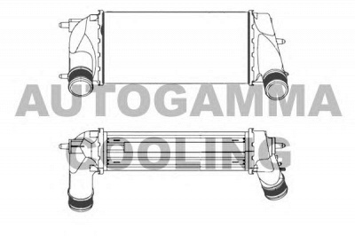 AUTOGAMMA 107416 -  Интеркулер
