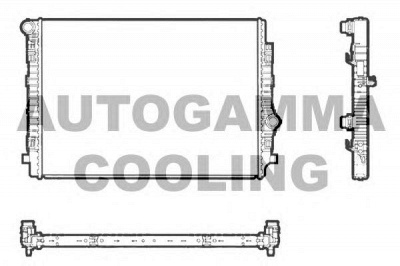 AUTOGAMMA 107465 -  Радиатор, охлаждение двигателя