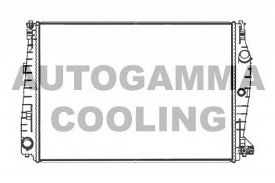 AUTOGAMMA 107503 -  Радиатор, охлаждение двигателя