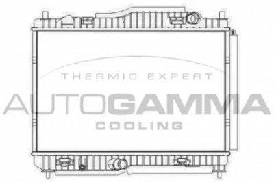 AUTOGAMMA 107581 -  Радиатор, охлаждение двигателя