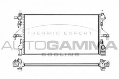 AUTOGAMMA 107800 -  Радиатор, охлаждение двигателя