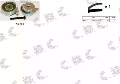 AUTOKIT 045004 -  Комплект ремня ГРМ