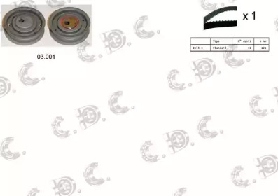 AUTOKIT 045007 -  Комплект ремня ГРМ