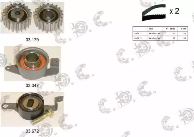 AUTOKIT 045010 -  Комплект ремня ГРМ